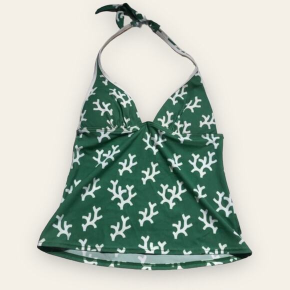 Victoria’s Secret green coral reef beach tankini - Picture 1 of 6